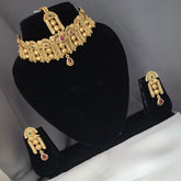 Buy Temple Chokar Necklace Set For Women Online | Roodap